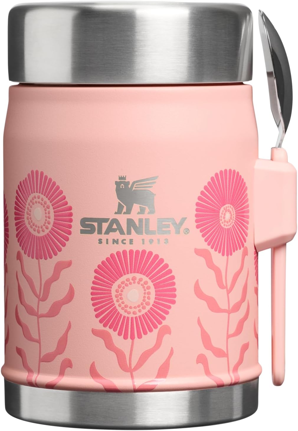 STANLEY Tarro de comida clásico y tenedor de 14 onzas, recipiente d...