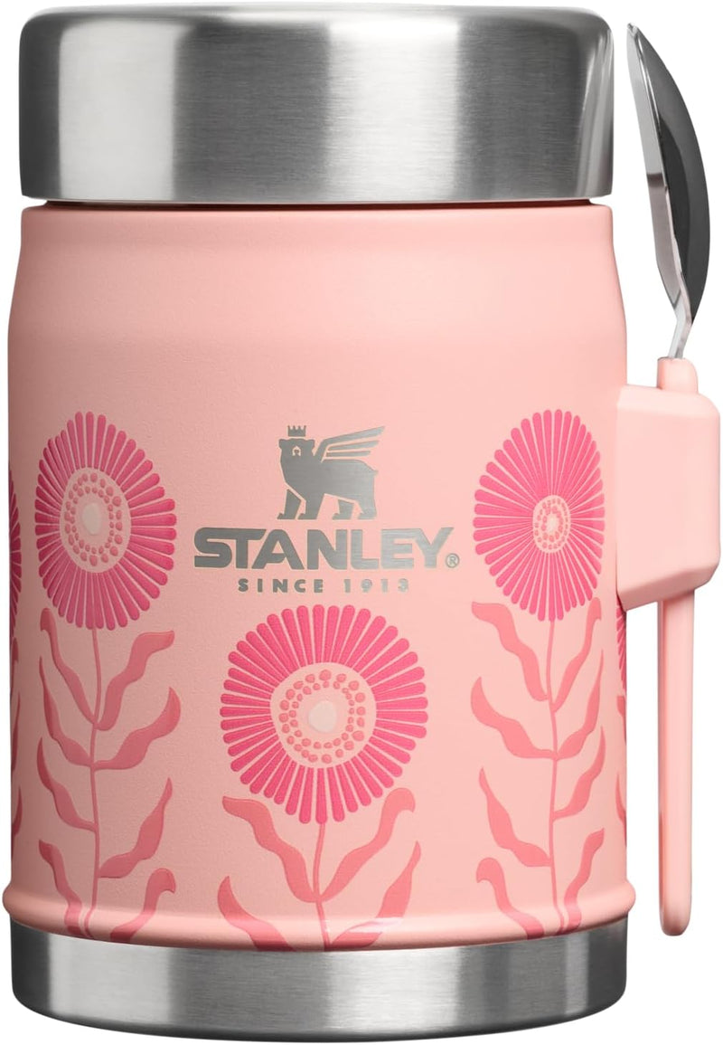 STANLEY Tarro de comida clásico y tenedor de 14 onzas, recipiente d...