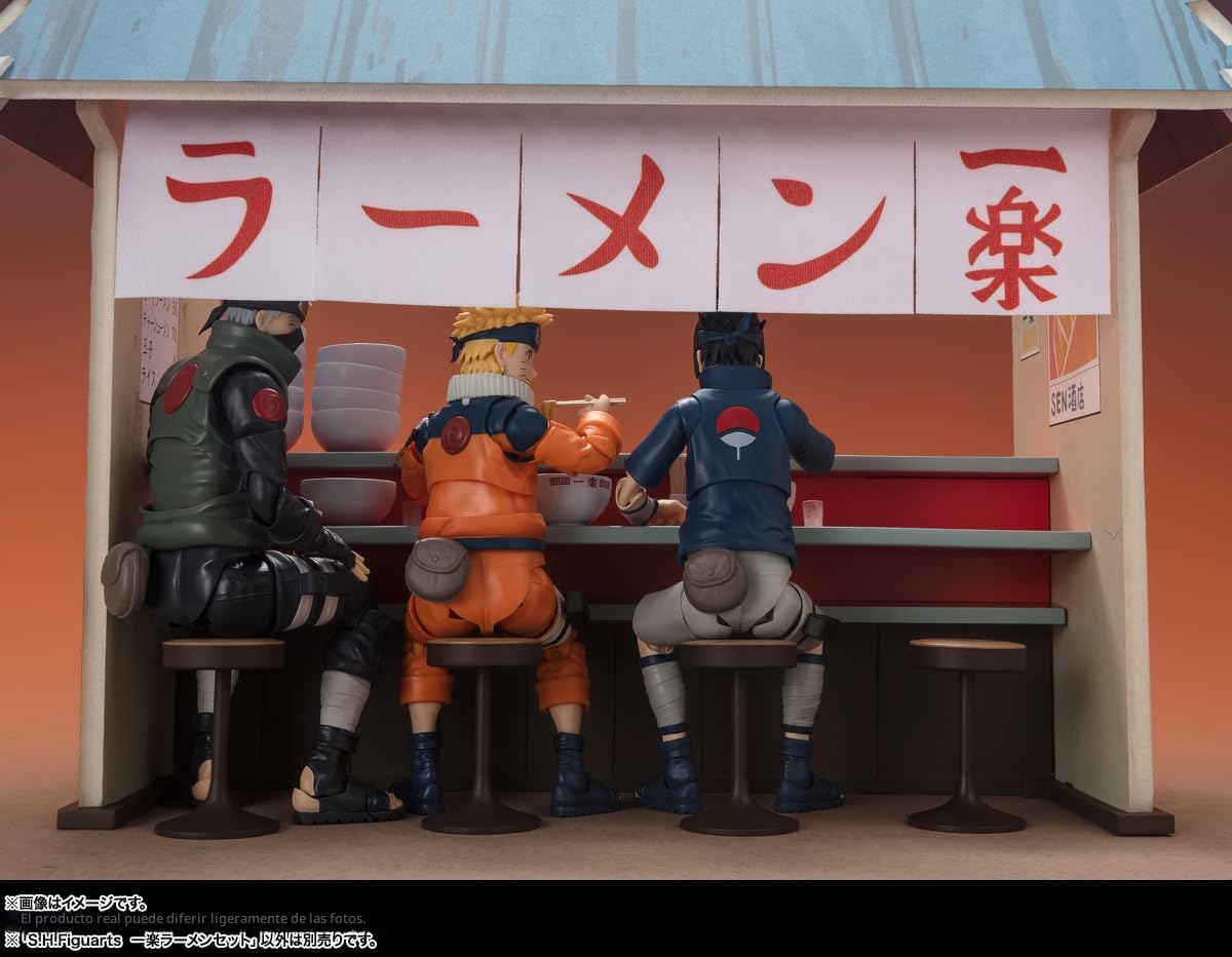 TAMASHII NATIONS - Naruto - Ichiraku Ramen Set S.H.Figuarts Figura...