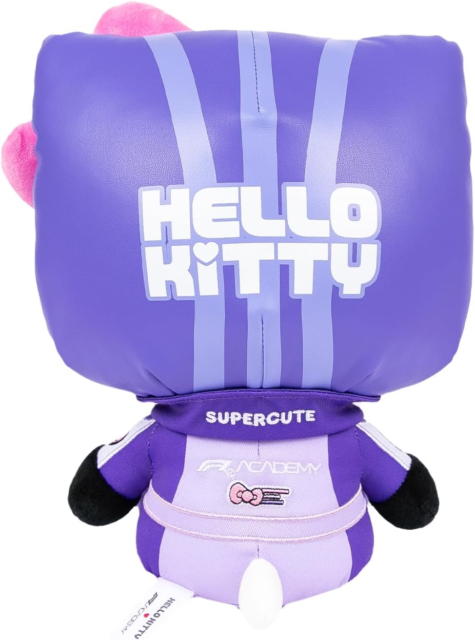 F1A x Hello Kitty - Animal de peluche de carreras unisex, morado, t...