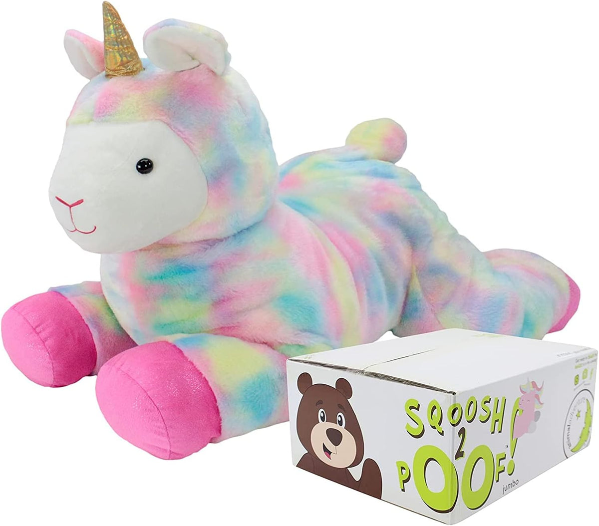 Animal Adventure | Sqoosh2Poof - Animal de peluche gigante, tierno...
