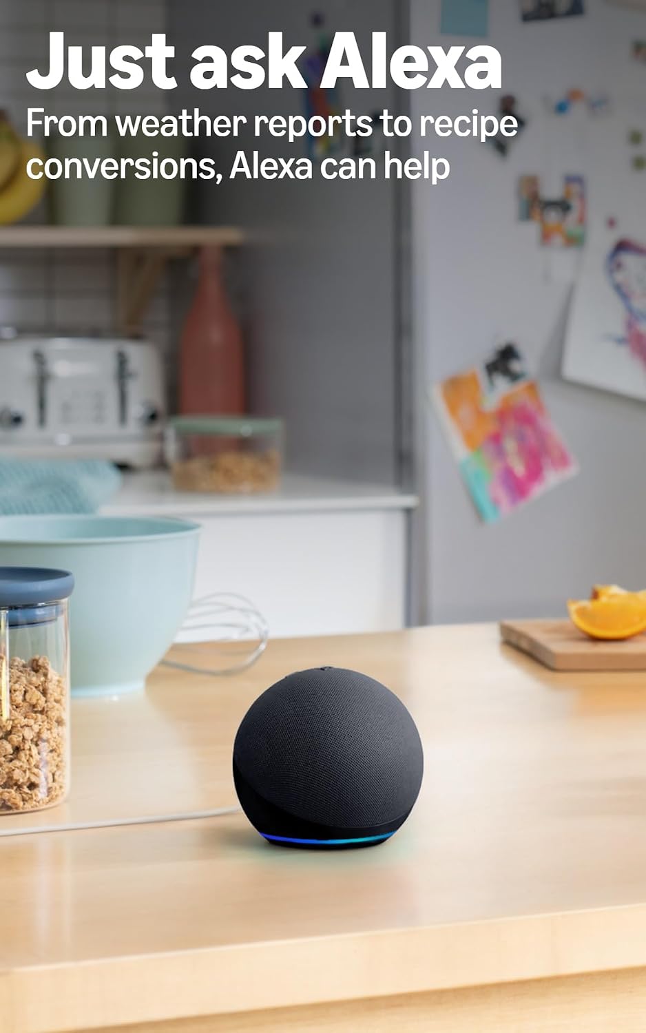 Amazon Echo Dot (modelo más nuevo): altavoz con sonido vibrante, di...