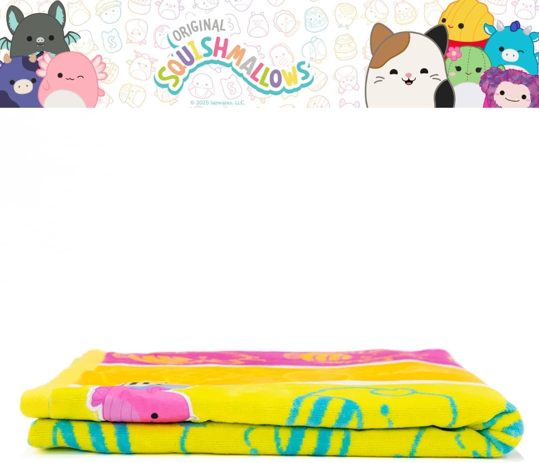 Franco Luxe Squishmallows - Toalla de baño, piscina, playa, de algo...