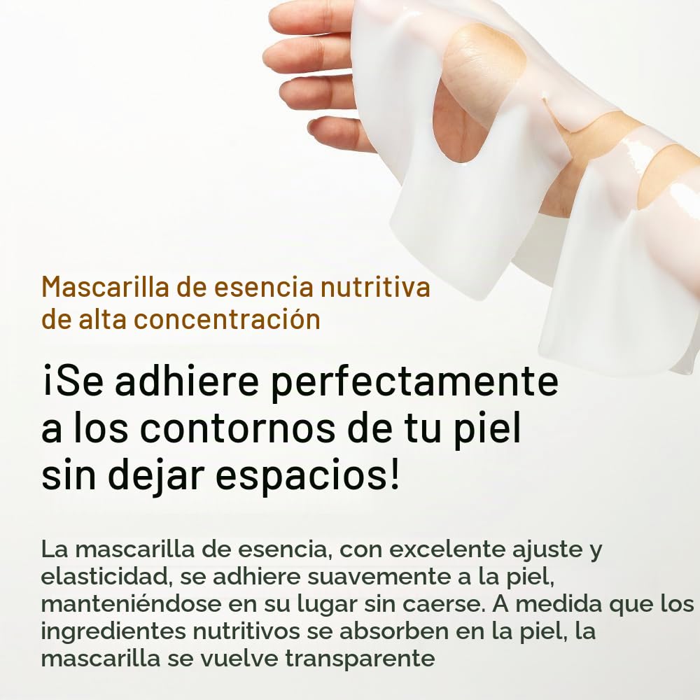 mixsoon Máscara facial de hidrogel de colágeno, hidratación, todo e...