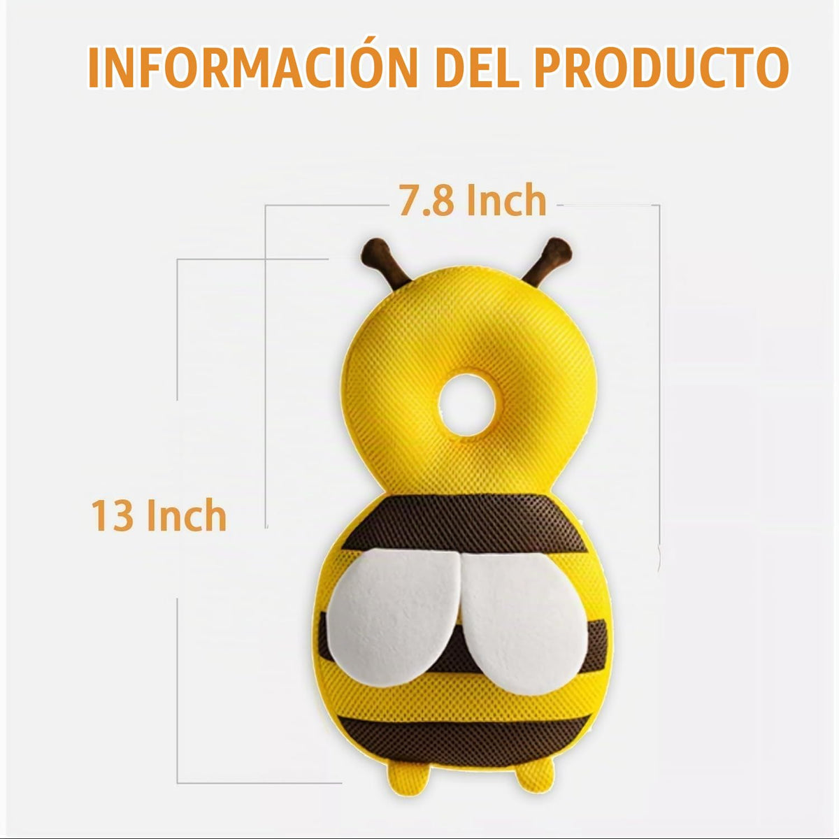 Mochila protectora de cabeza de bebé, protección para la cabeza de...