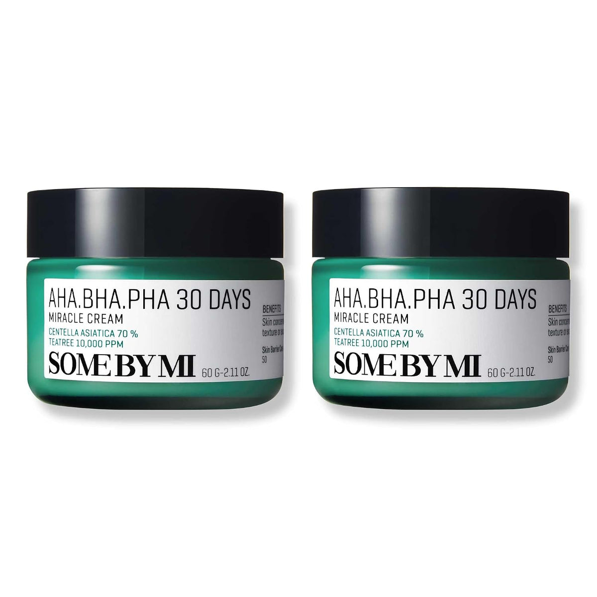 SOME BY MI AHA BHA PHA 30 Days Miracle Cream - Paquete de 2 - Refin...