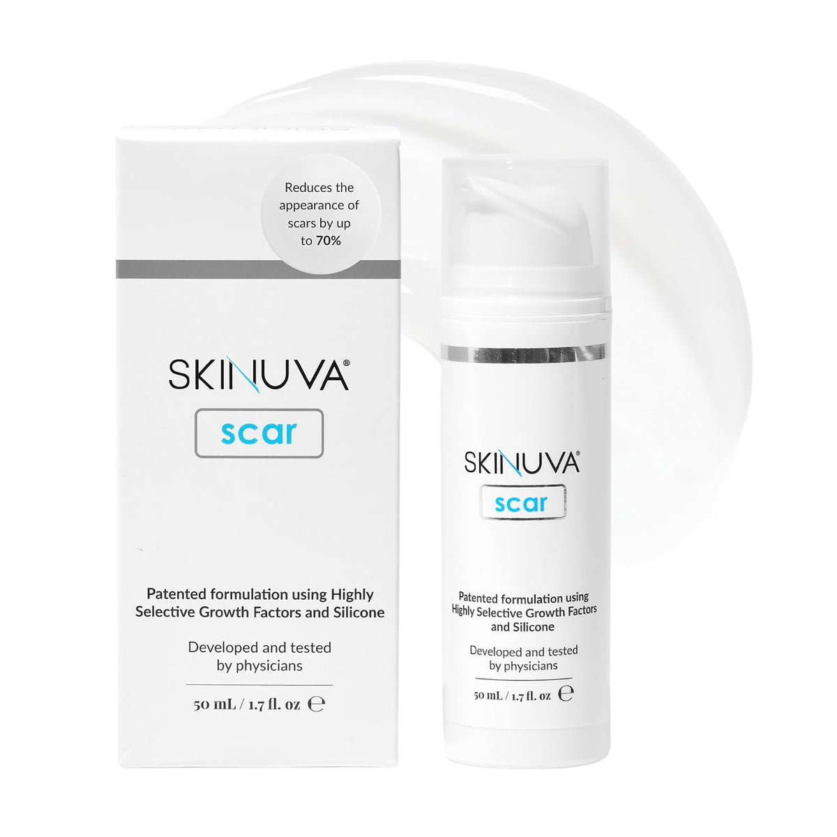 Skinuva® Crema para cicatrices para rostro y cuerpo (1.7 oz) | Ayud...