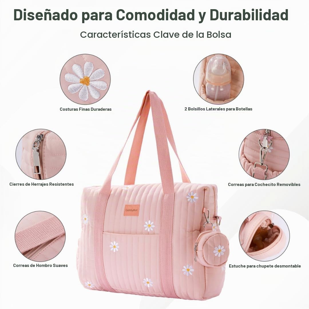 GOBABYMART Juego de bolsas de pañales de 3 piezas, bolsa de hospita...