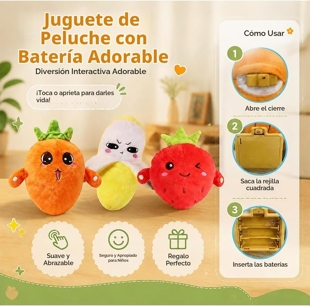 EASYFORALL Juguetes sensoriales musicales Juguete de peluche musica...