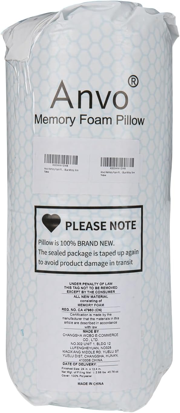 Almohada de espuma viscoelástica, almohada ortopédica cervical de c...