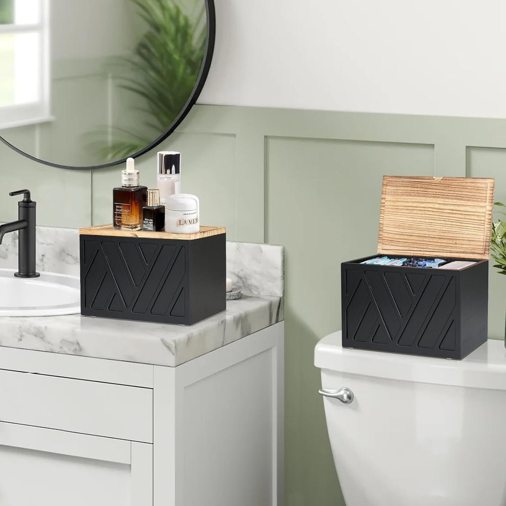 2 PIEZAS Soporte para Tampones para Decoración de Baño, Organizador...