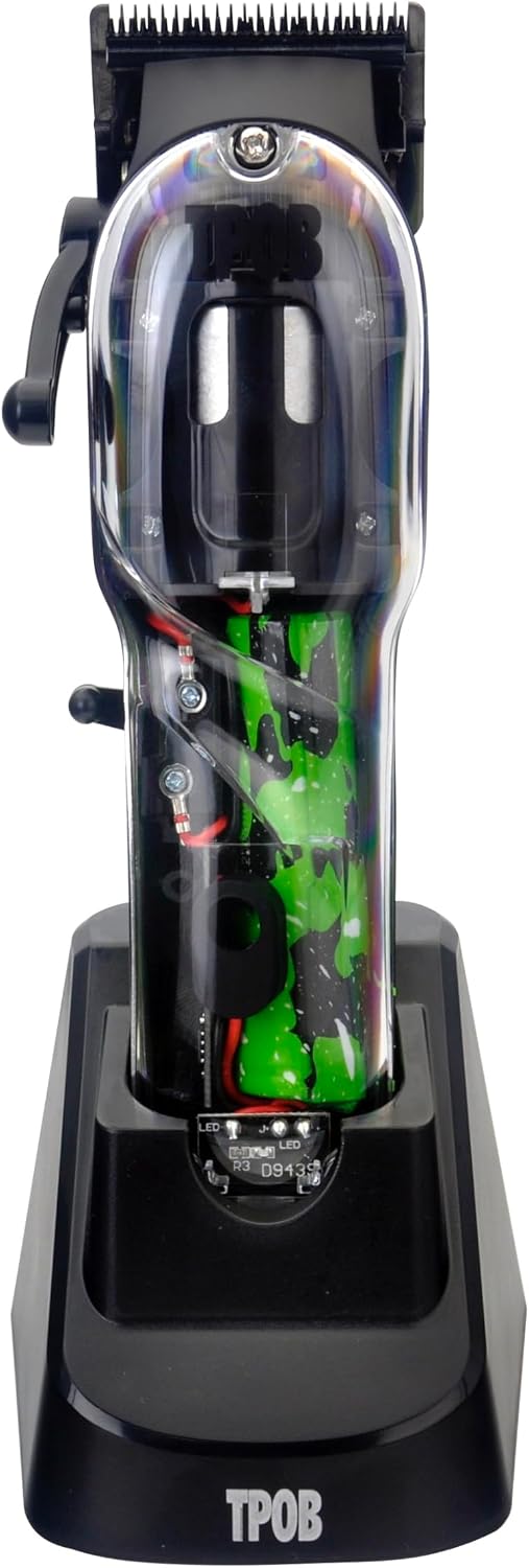 TPOB Slime 2 Cortapelos de peluquería para hombres 6800 RPM con est...