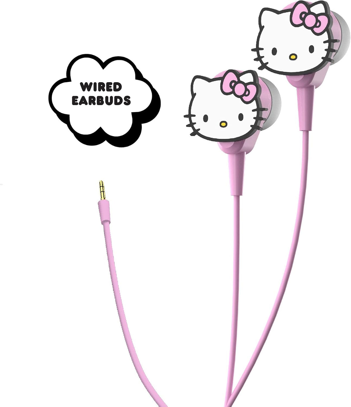 Auriculares inalámbricos Bluetooth 2 en 1 de Hello Kitty con auricu...