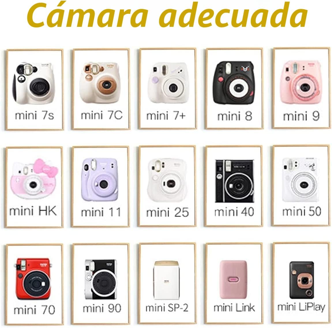 Película Fujifilm Instax Mini para Cámara Instantánea: 40 disparos...