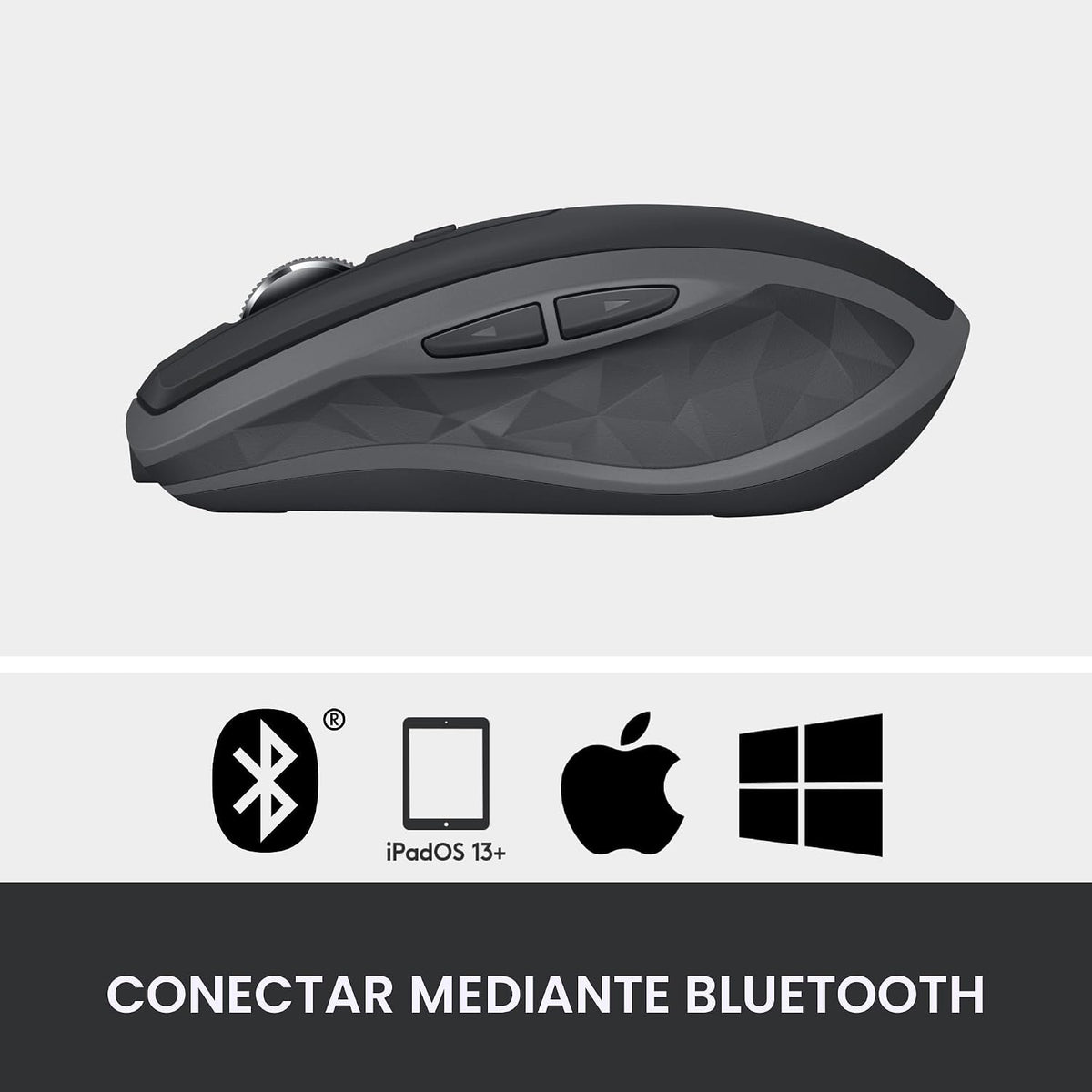Logitech Mouse inalámbrico compacto MX Anywhere 2S Bluetooth Editio...