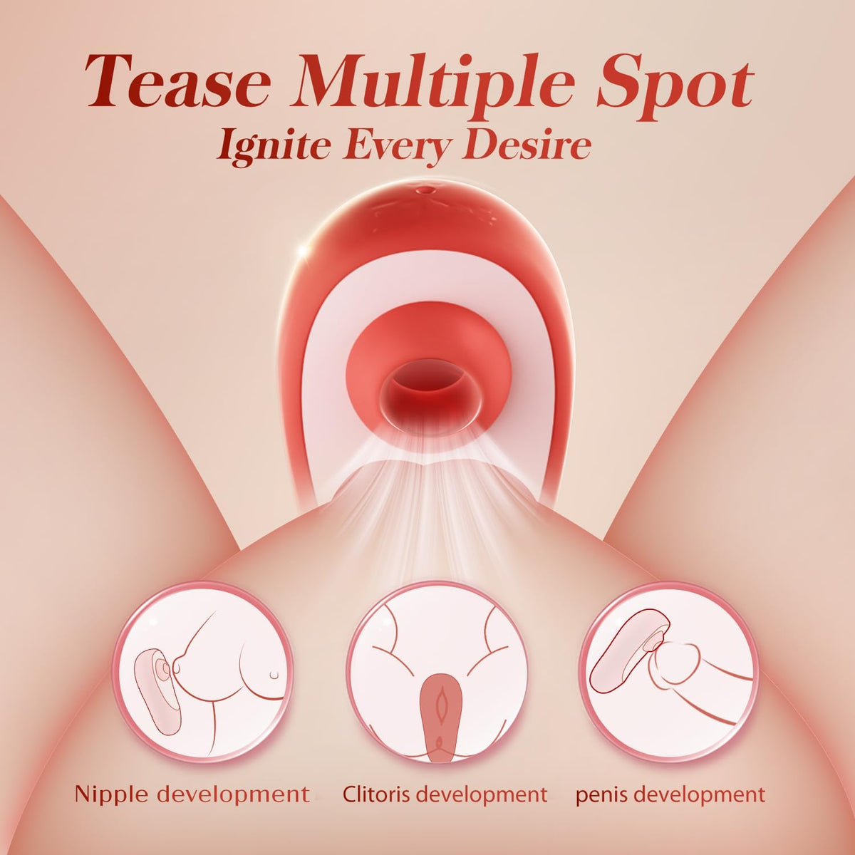 Vibrador de succión juguetes sexuales para mujeres \u2013 MOOLIGIRL...