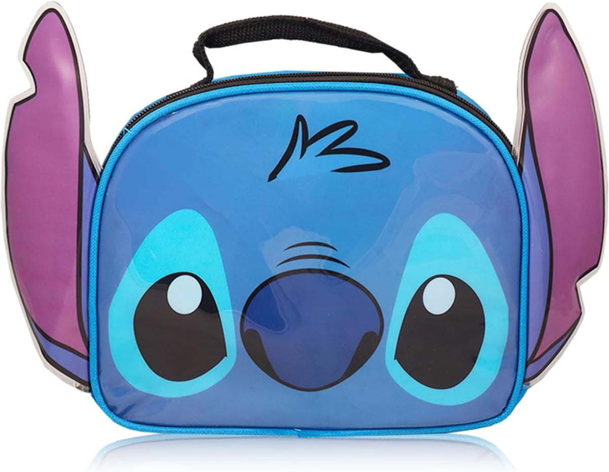 Disney Stitch - Juego de mochila y lonchera para niños escolares, m...