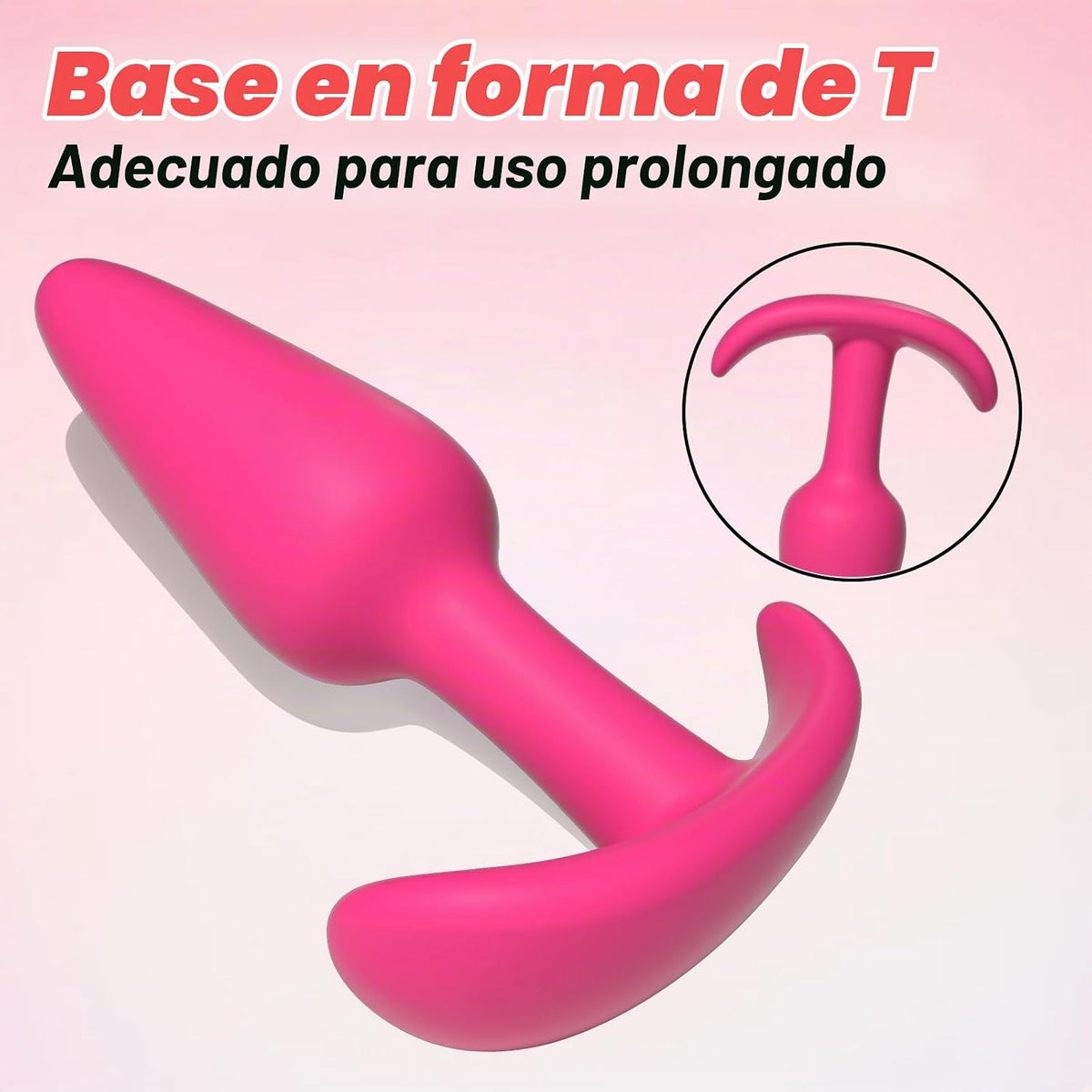 URZZAN Juego de 4 piezas de tapones anales de silicona para princip...