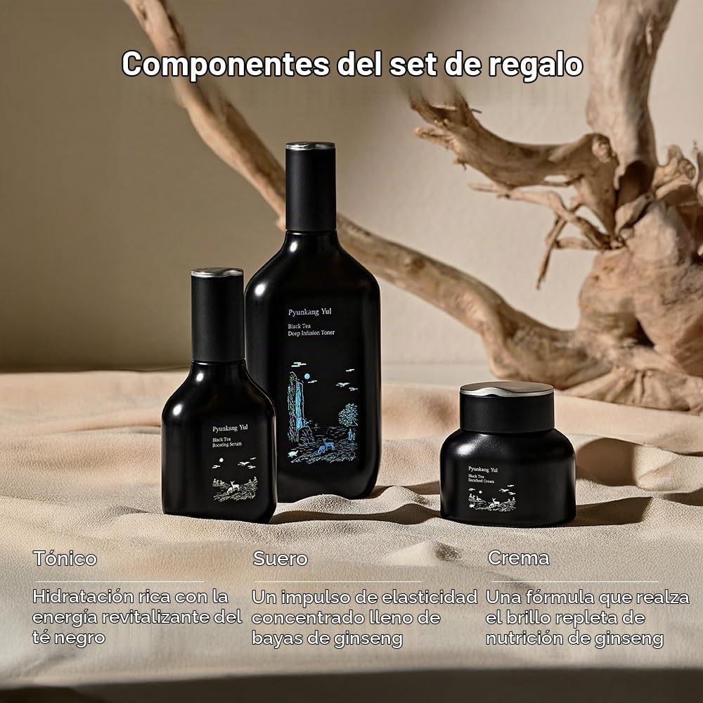 Pyunkang Yul PKY Black Tea Line - Juego de caja de regalo, nutrició...