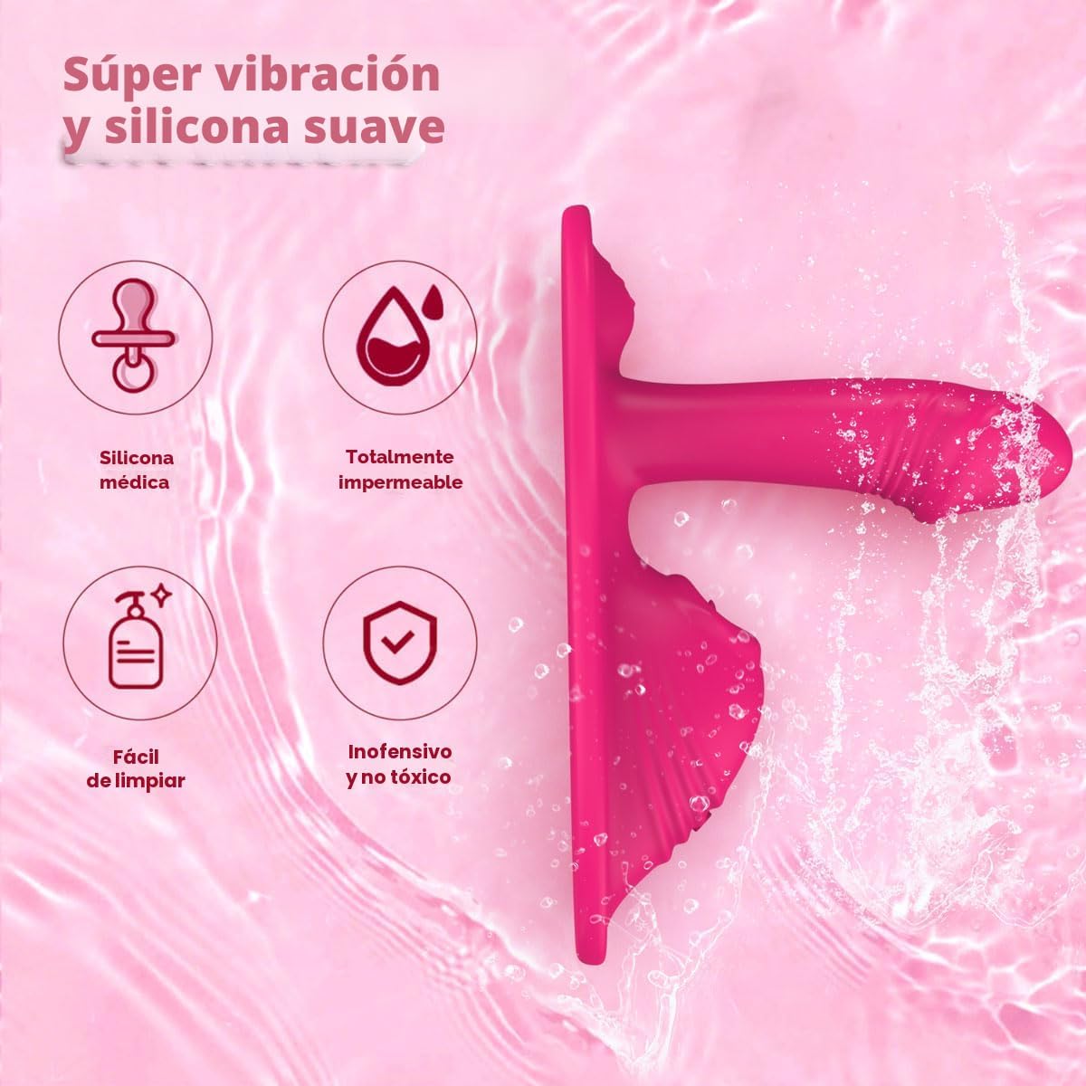 Interesante cojín rosa rojo ardiente control aplicación potente 9 m...