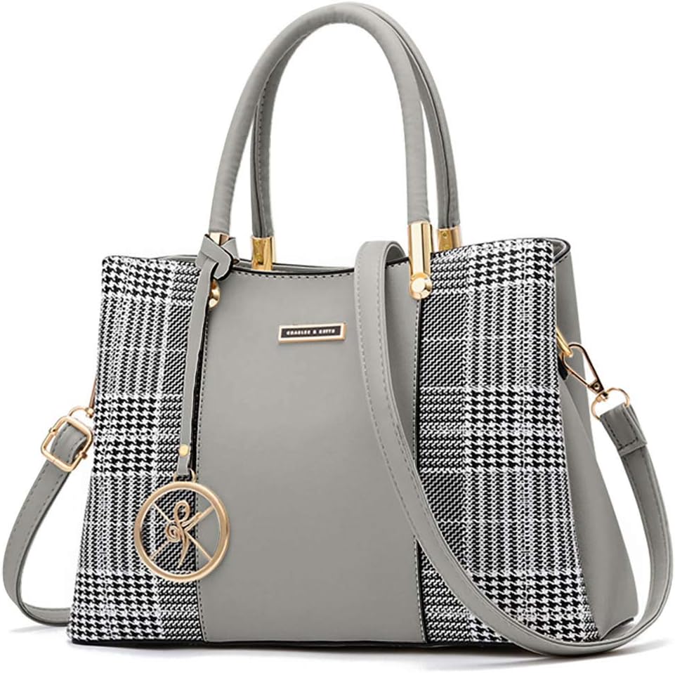 KURGOOL Bolsos y bolsos de mano para mujer, bolso de hombro con asa...