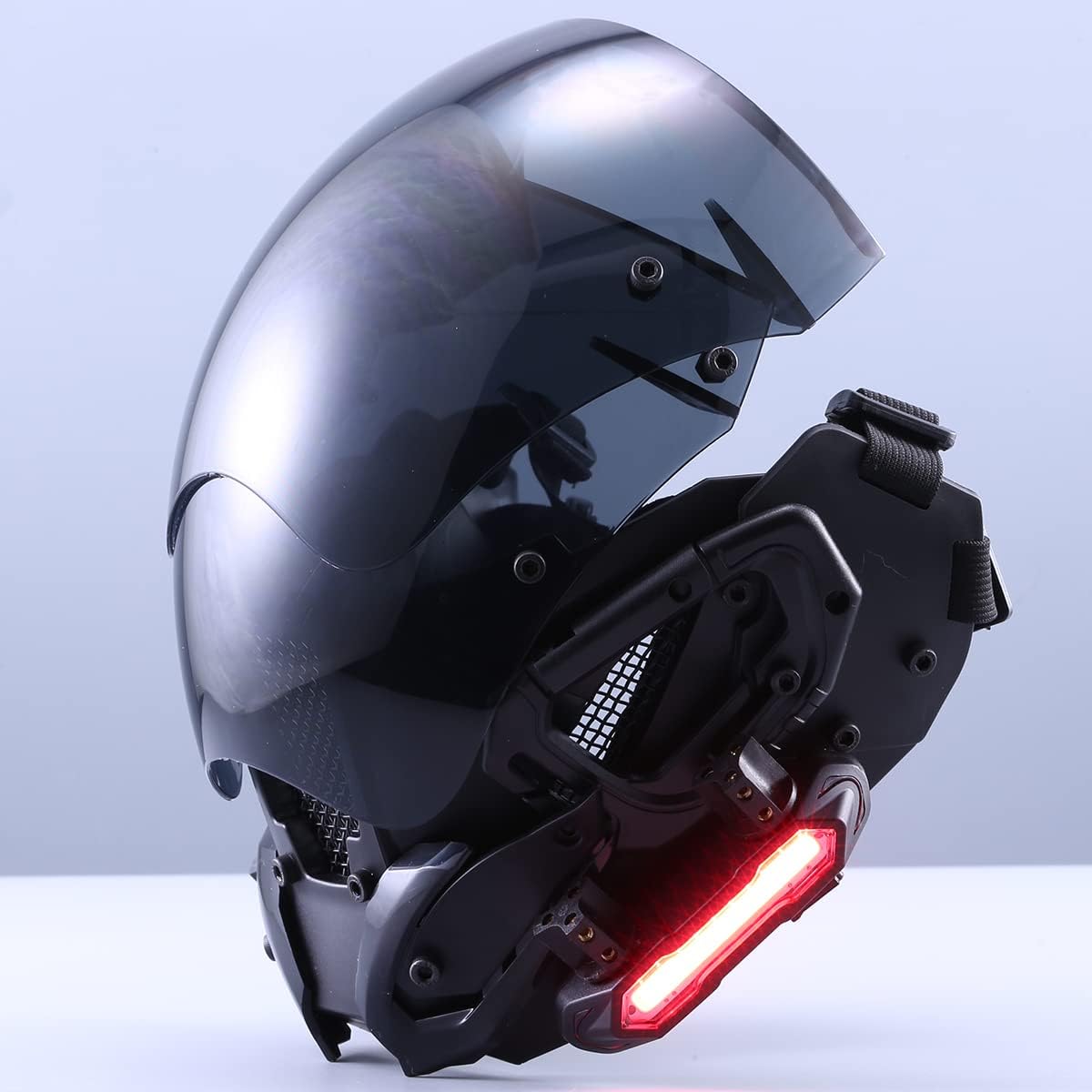 Marikito Casco Punk Futurista Techwear Científico Ficción Gótico -...