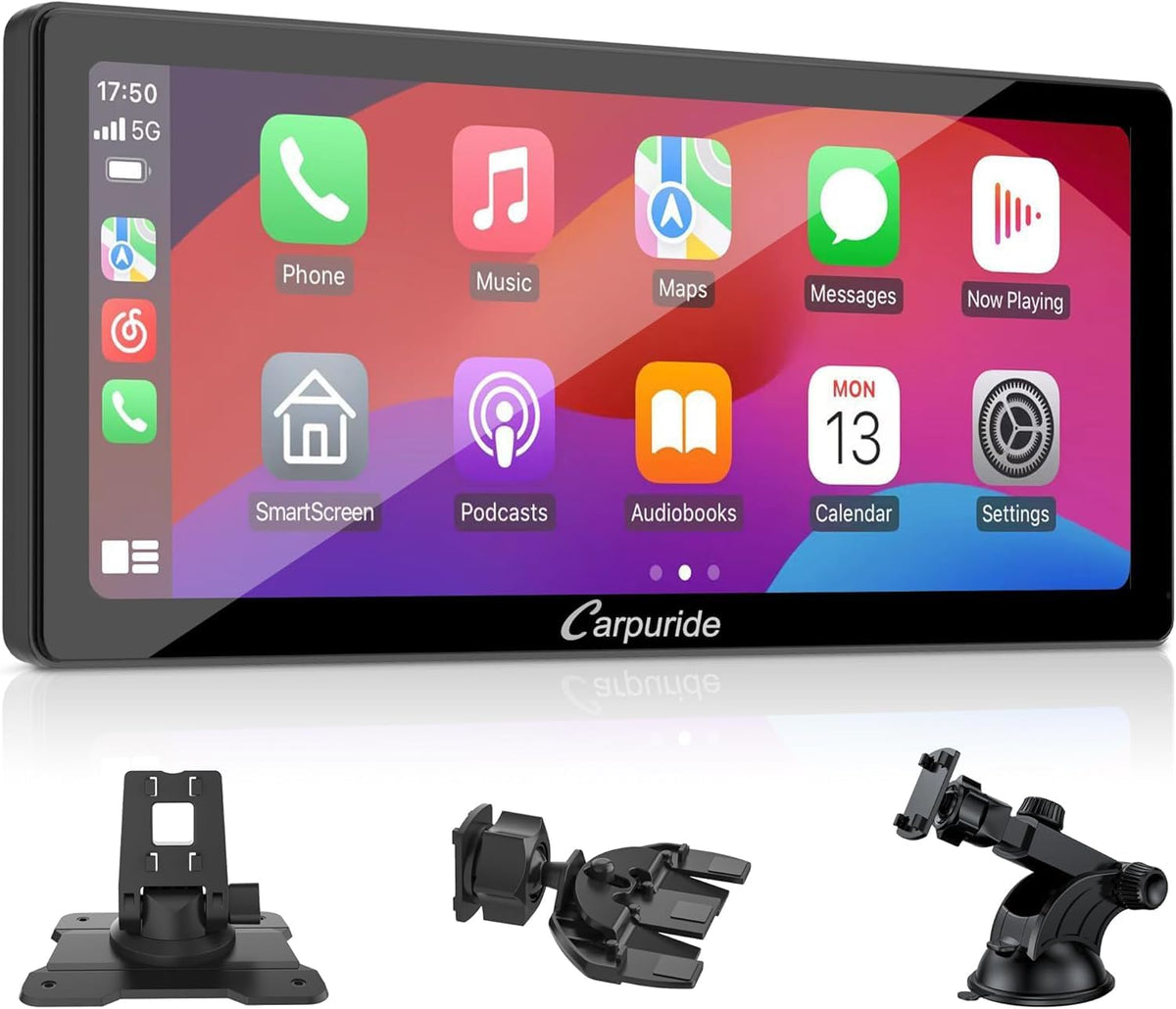 Carpuride W103 Pro 10.3" CarPlay Android Transmisor Bluetooth Auto...