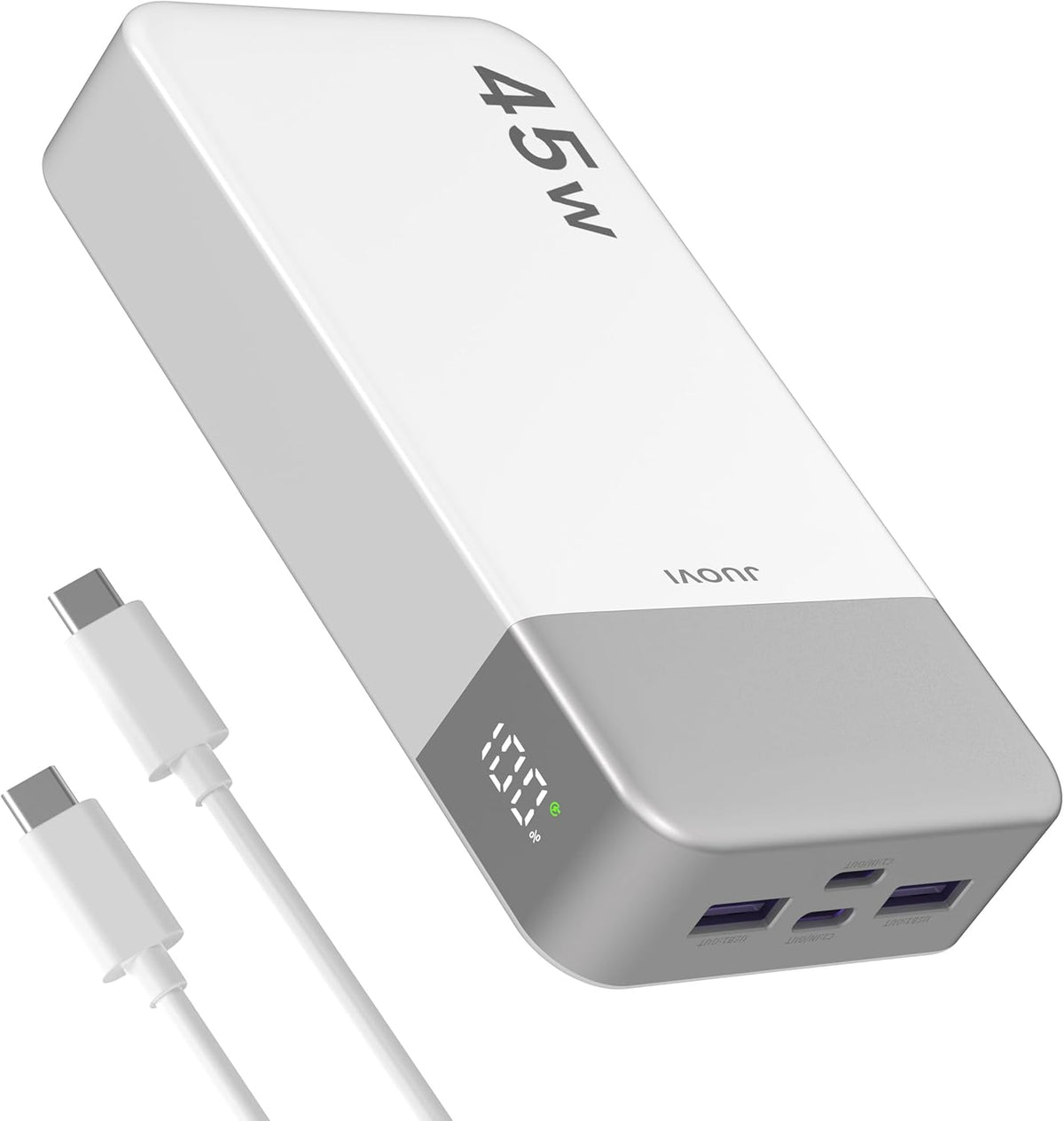 JUOVI Cargador portátil de banco de energía 45W 20000mAh | PD QC ca...