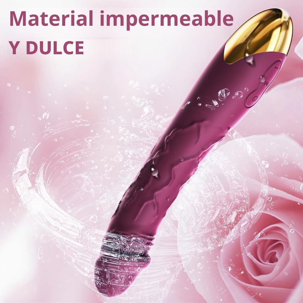 Vibrador realista de 7.6 pulgadas para mujeres, 10 potentes modos d...