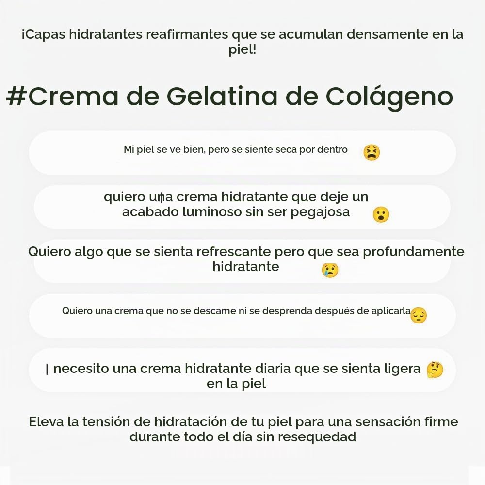 mixsoon PDRN Crema de colágeno \u2013 Gel facial ligero reafirmante...