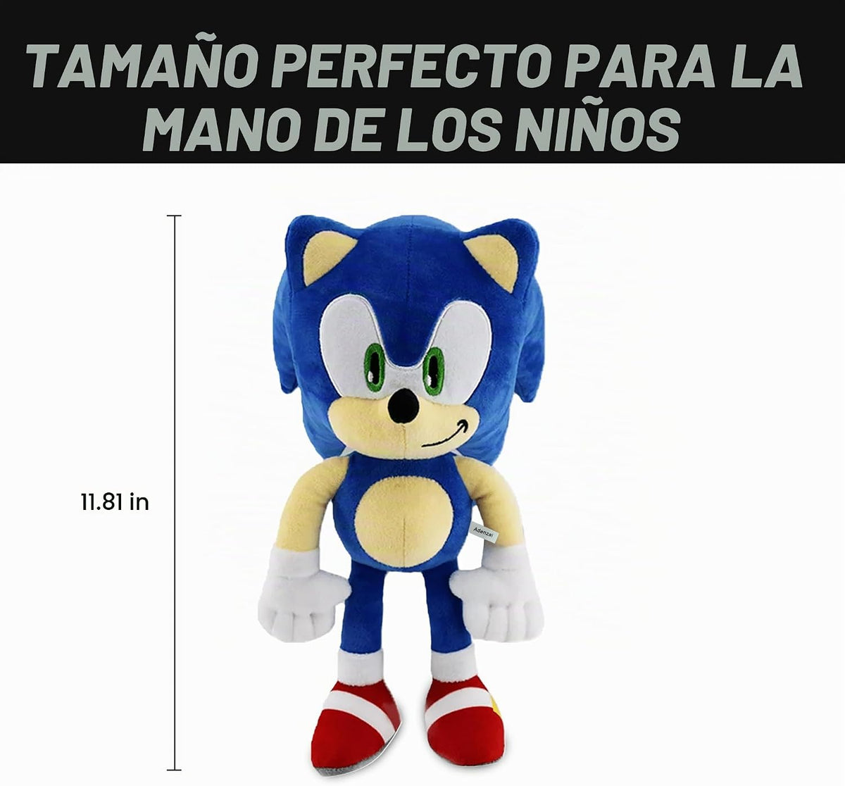 Adenzai Figuras de peluche de animales de peluche (azul)