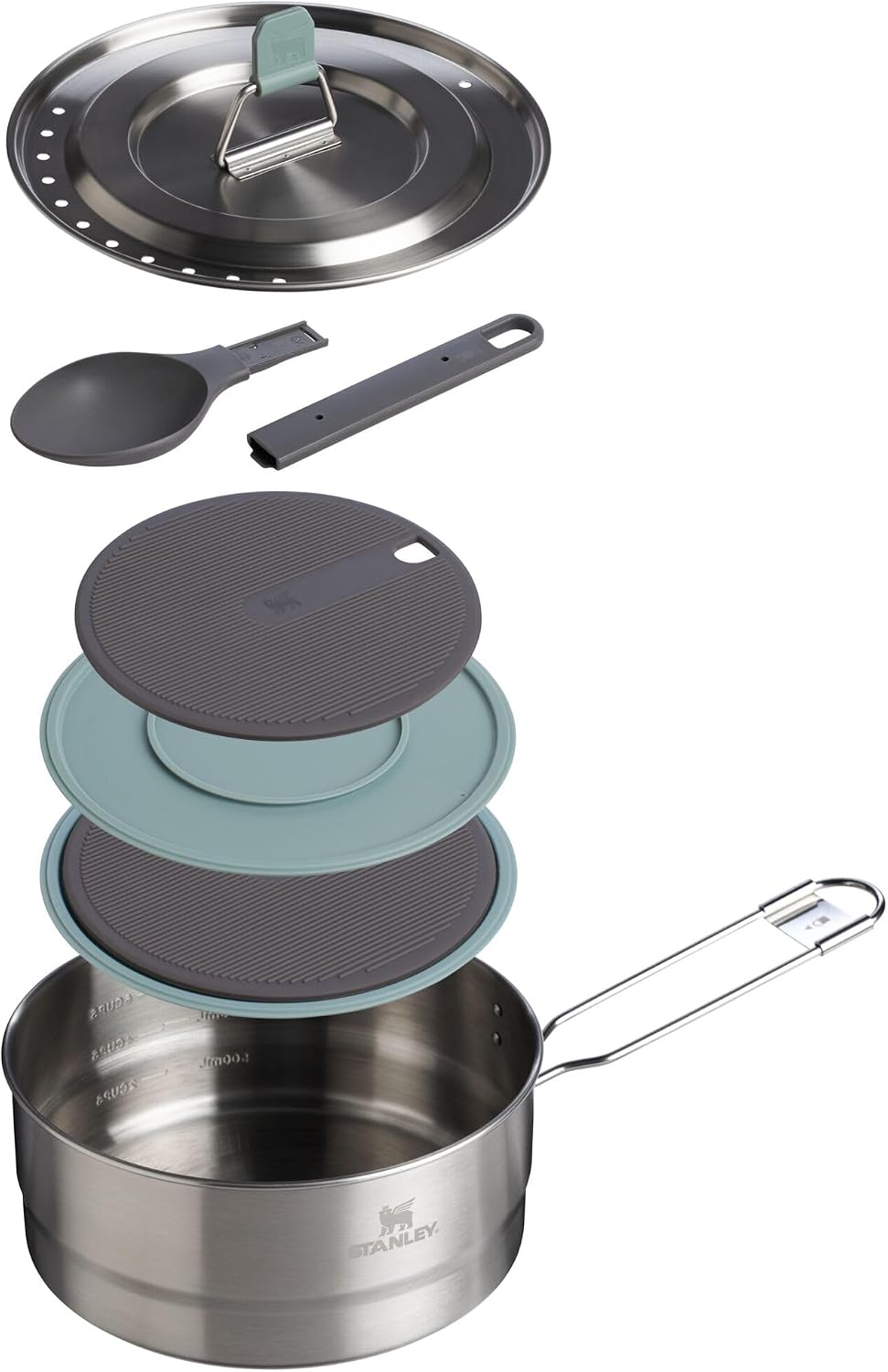 Stanley Wildfare Core - Juego de cocina de acero inoxidable de 6 pi...