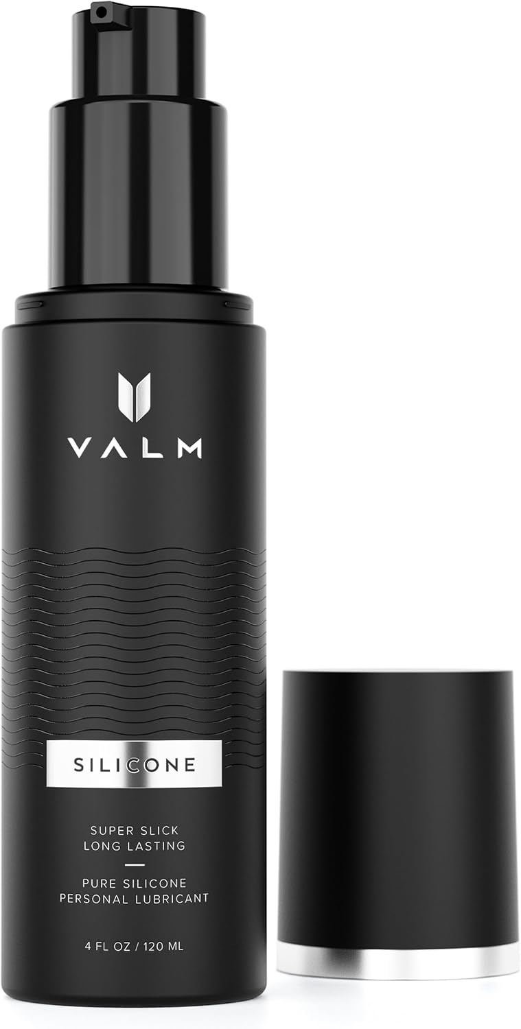 Valm Lubricante de silicona, de larga duración, lubricante personal...