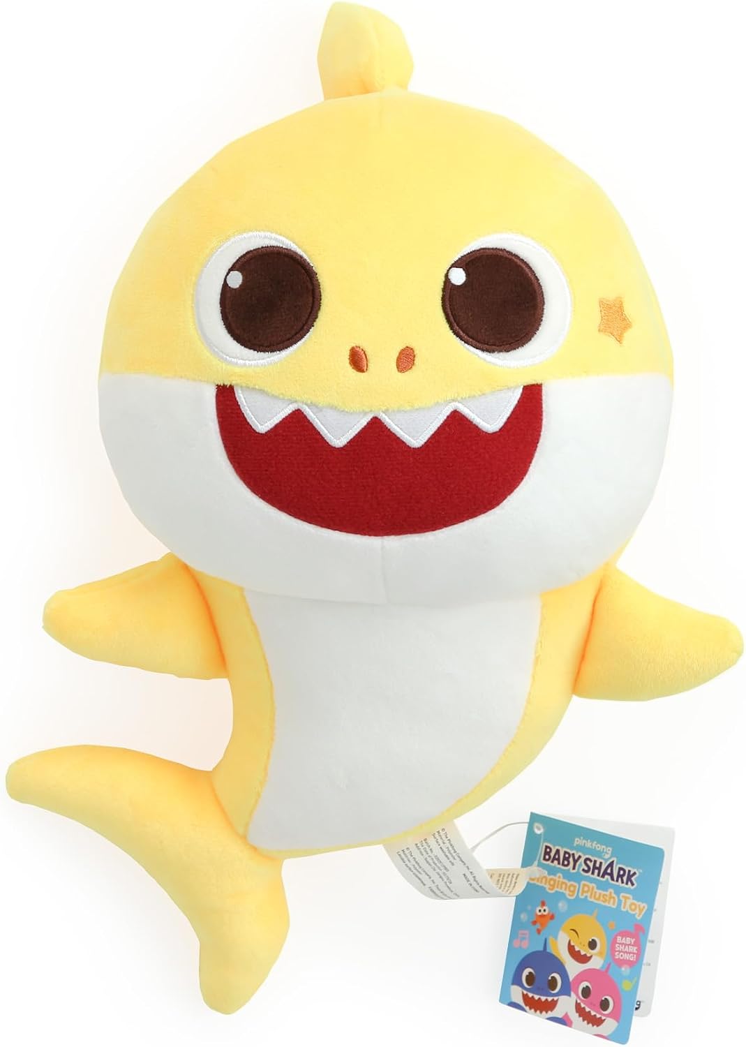 Pinkfong Baby Shark - Peluche musical de peluche, reproduce cancion...