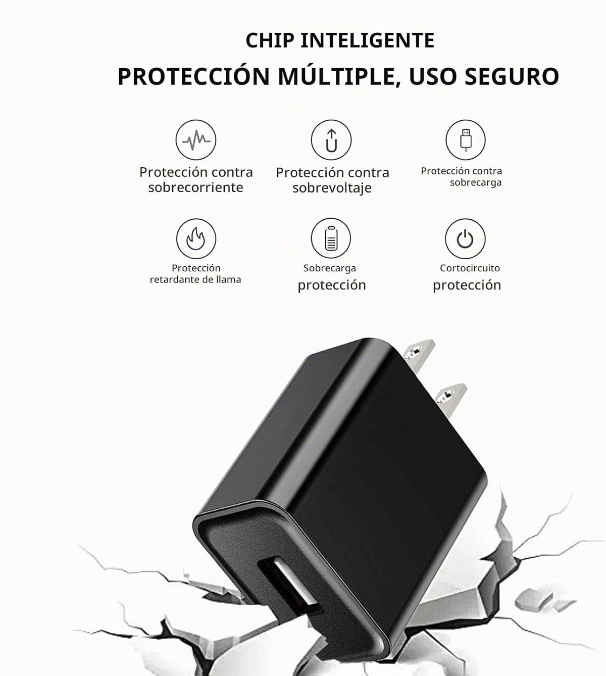 Cargador de luz LED de cuello de repuesto, cable de carga USB C, ca...