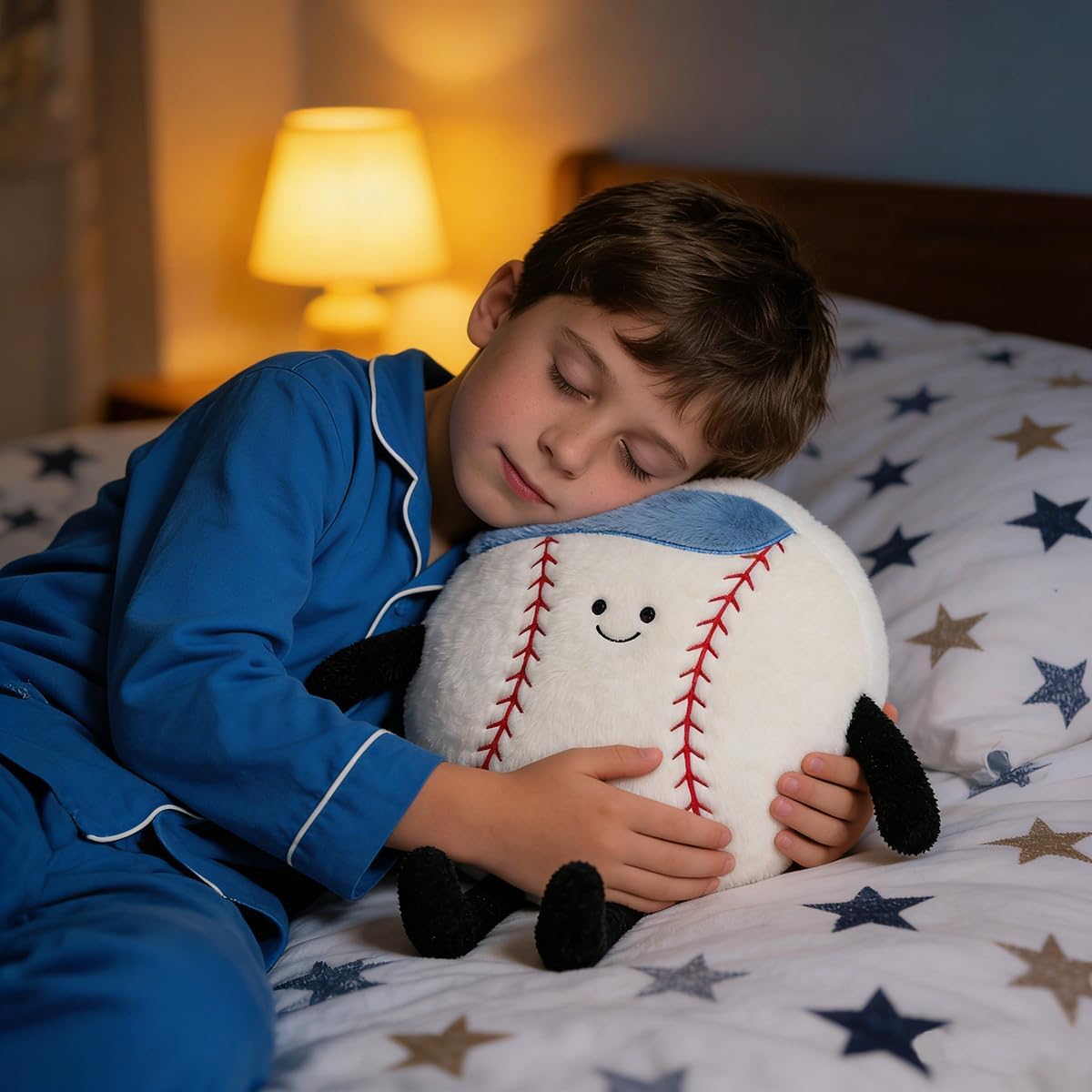 MUALML Linda Almohada de Béisbol Suave Animal de Peluche de Béisbol...