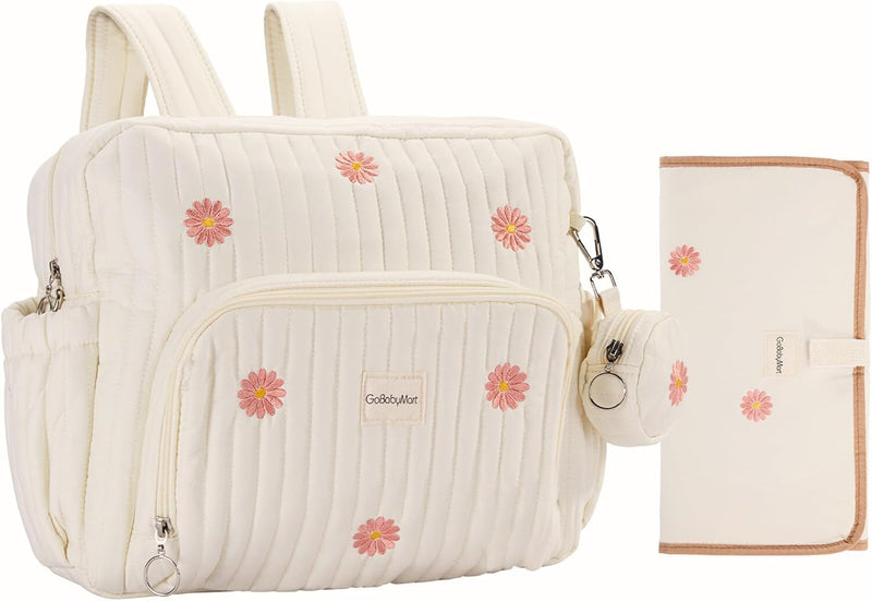 GOBABYMART - Mochila para pañales con cambiador, bolsa de viaje par...