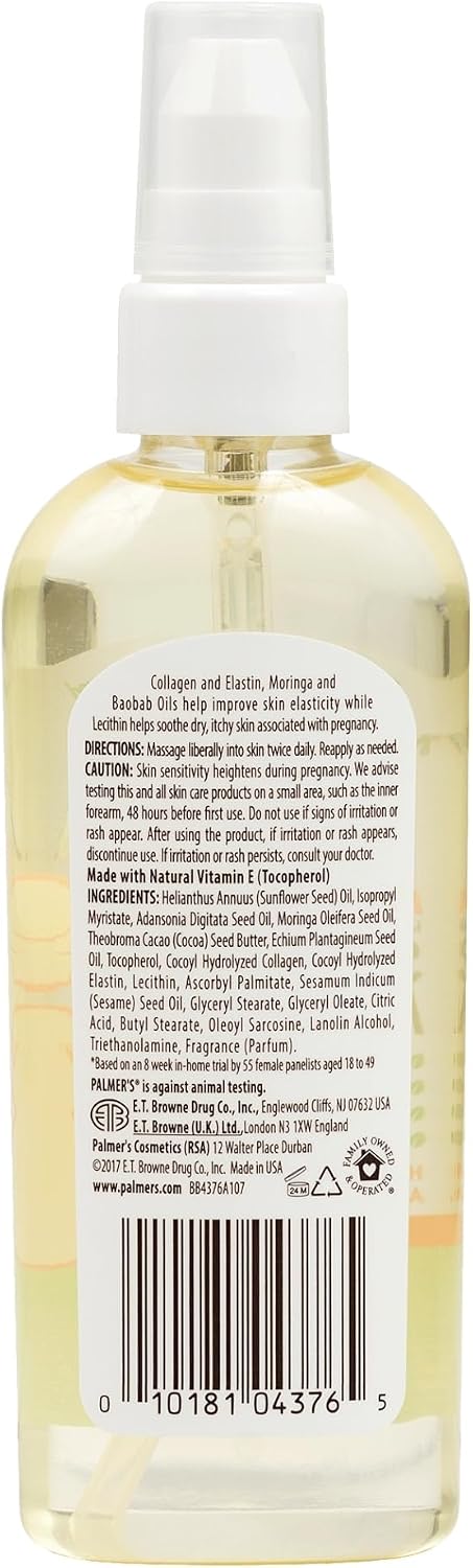 Aceite de masaje para estrías de Palmer's para embarazo y cambios d...