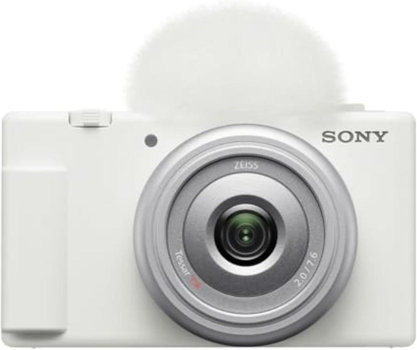 Sony ZV-1F Vlog Cámara para creadores de contenido y vloggers Blanco