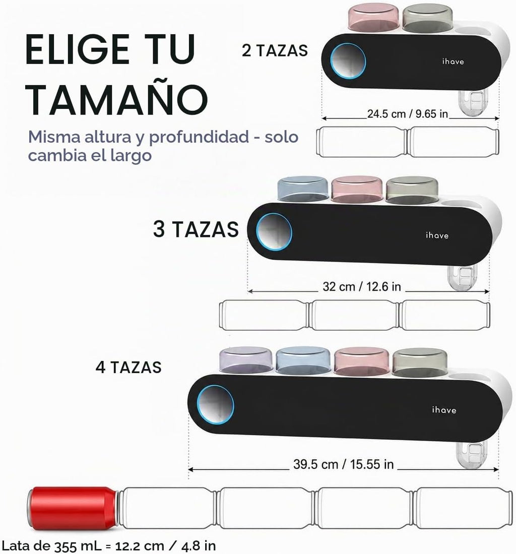 iHave Portacepillos de dientes para baños, desinfectante y soporte...