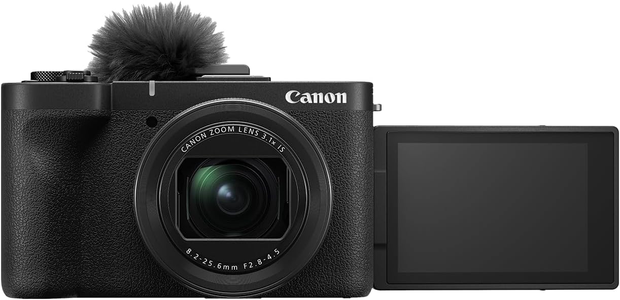 Canon PowerShot V1, Cámara Híbrida, Lente Zoom Ultra Gran Angular I...