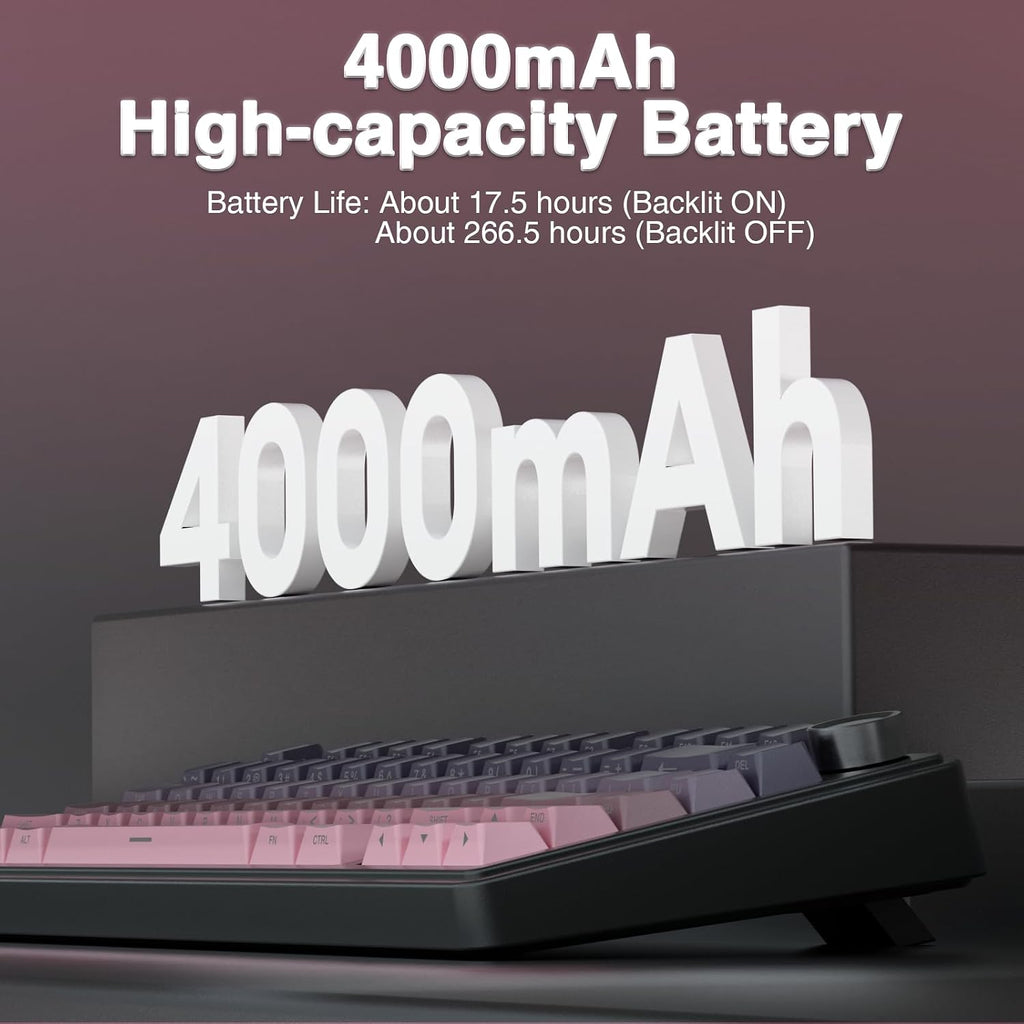 Teclado mecánico inalámbrico AULA F75 Pro, teclado personalizado in...