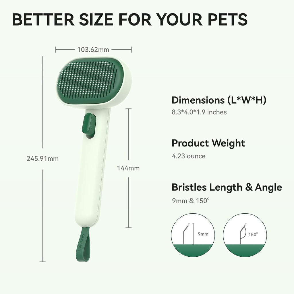 Aumuca - Cepillo para gatos de pelo largo o corto de interior, cepi...