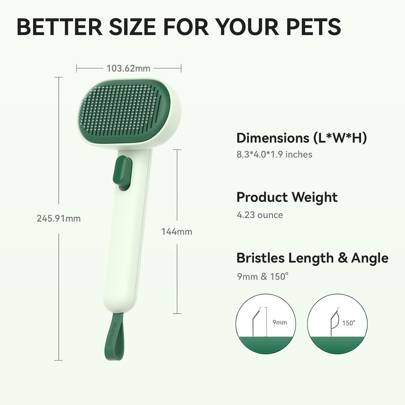 Aumuca Cepillo para Gatos - Pelo Largo/Corto