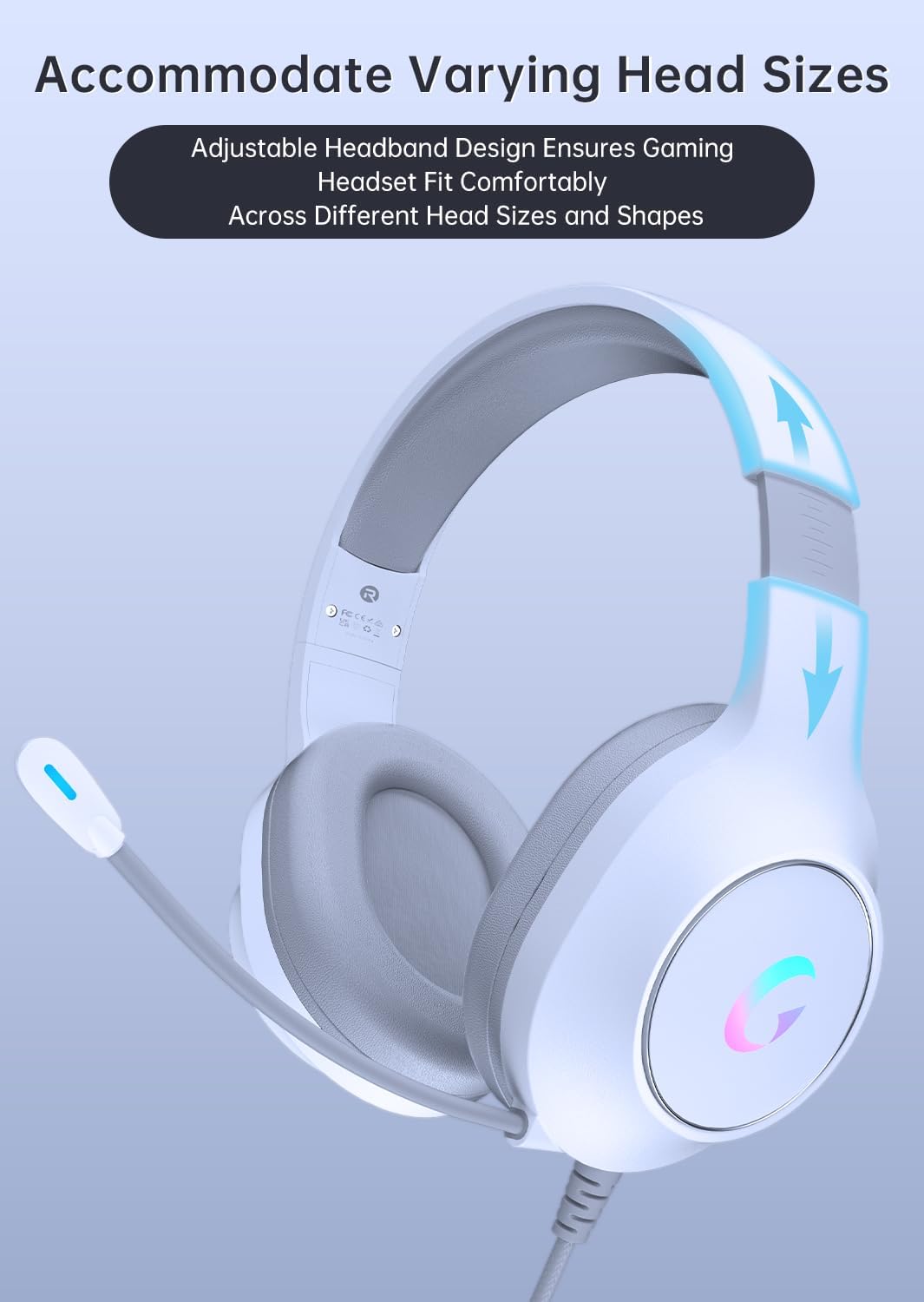 Syndesmos CM7002 Auriculares con cable para juegos para PC, PS5, Xb...