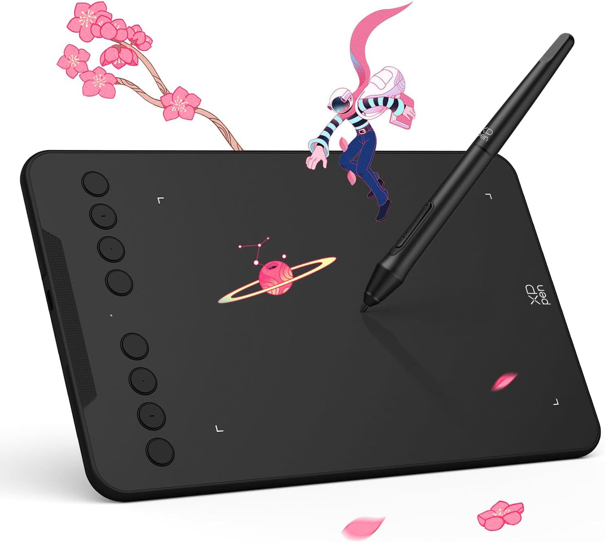 XPPen - Tableta de dibujo Deco Mini7 V2 actualizada, 16384 niveles...