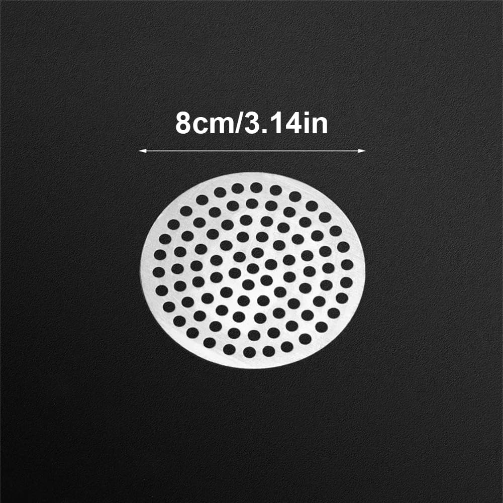 Queenbox Atrapasador de pelo de acero inoxidable de 3.1 pulgadas, t...