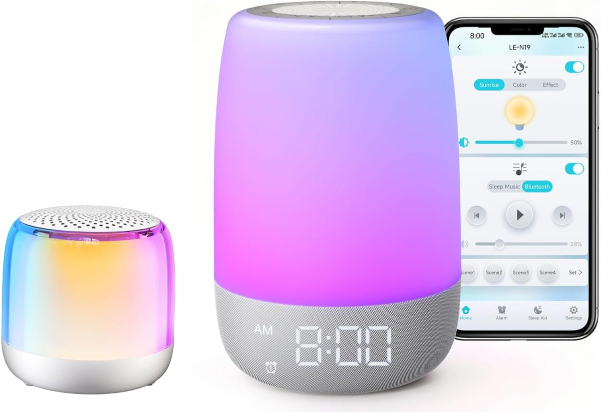 Glocusent Combo de máquina de sonido portátil N18 y N19 | Altavoz B...