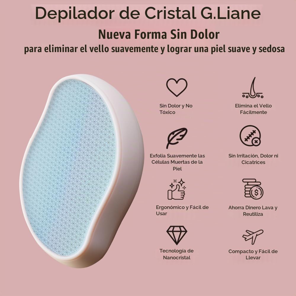 G.Liane Borrador de pelo de cristal, removedor de pelo de cristal (...
