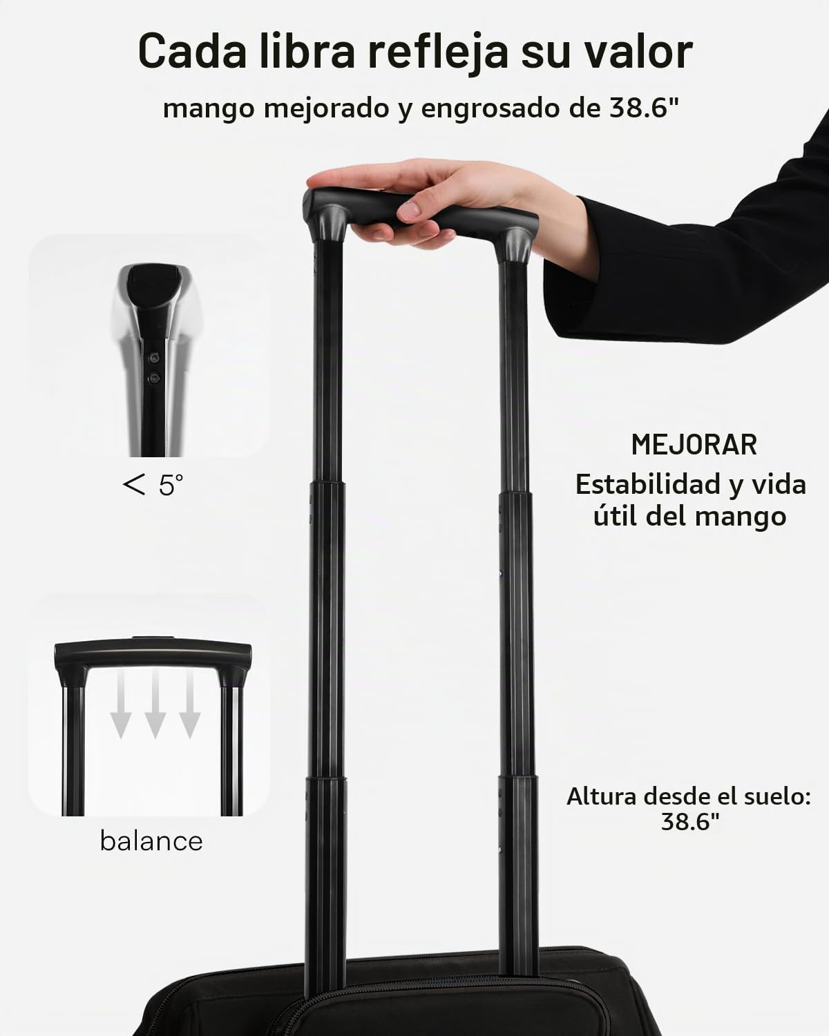 Arcoyard Mochila con ruedas para mujer, mochila de viaje de 16 pulg...
